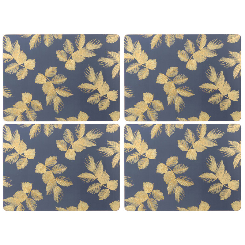 Pimpernel Etched Leaves 16" Cork Placemat & Reviews Wayfair